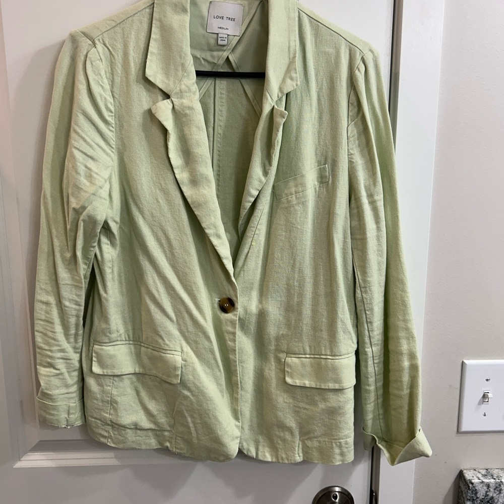 Love Tree Women's Mint Blazer